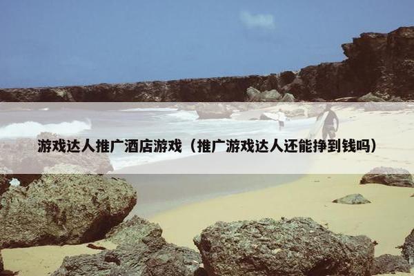 游戏达人推广酒店游戏（推广游戏达人还能挣到钱吗）