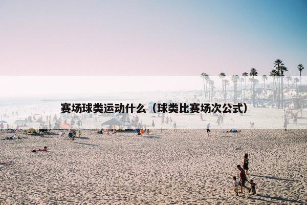 赛场球类运动什么（球类比赛场次公式）