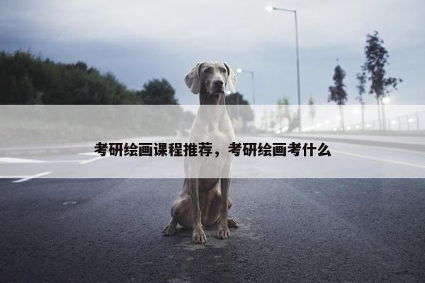 考研绘画课程推荐，考研绘画考什么
