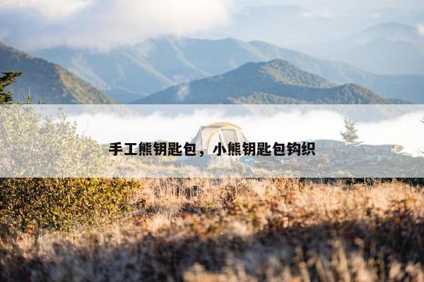 手工熊钥匙包，小熊钥匙包钩织