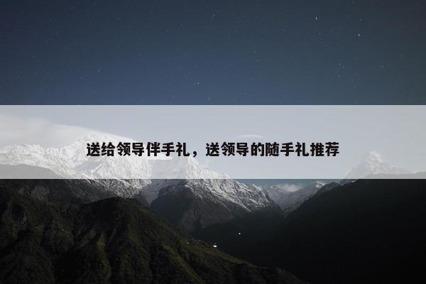 送给领导伴手礼,送领导的随手礼推荐 送给领导伴手礼,送领导的随手礼推荐