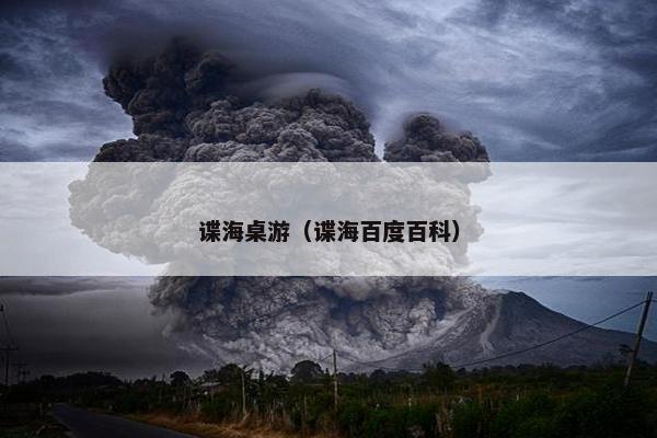 谍海桌游（谍海百度百科）