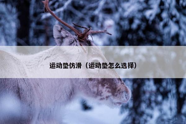 运动垫仿滑（运动垫怎么选择）