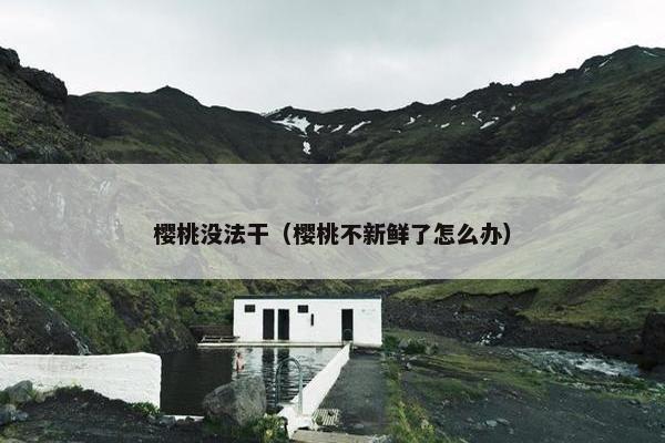樱桃没法干（樱桃不新鲜了怎么办）