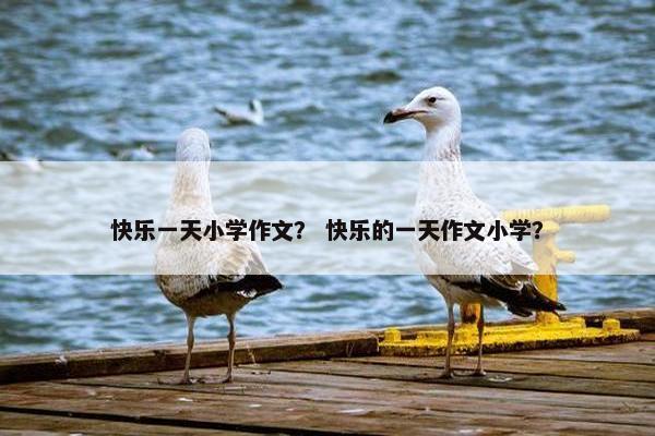 快乐一天小学作文？ 快乐的一天作文小学？