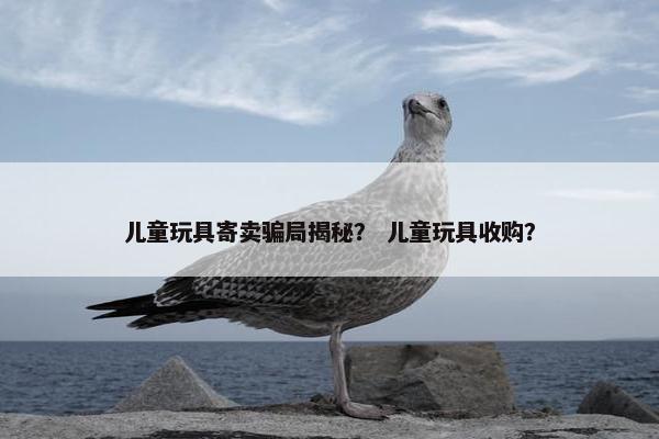 儿童玩具寄卖骗局揭秘？ 儿童玩具收购？