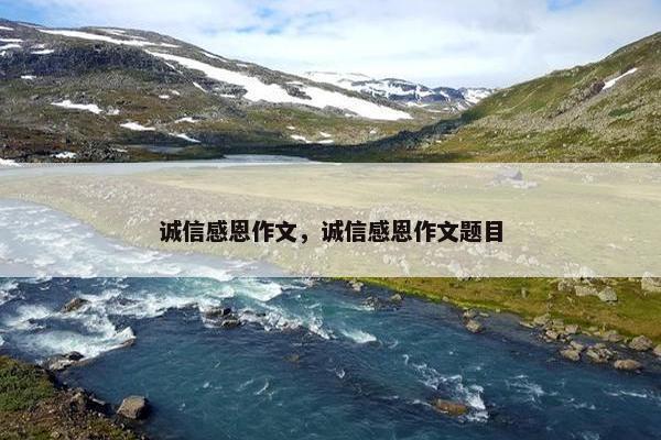 诚信感恩作文，诚信感恩作文题目