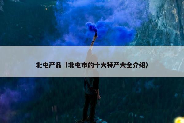 北屯产品（北屯市的十大特产大全介绍）