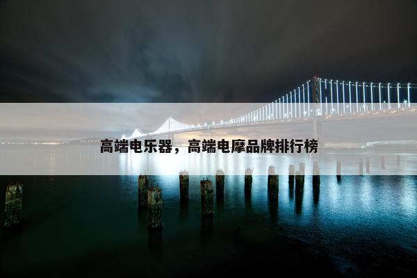 高端电乐器，高端电摩品牌排行榜