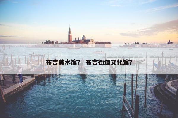 布吉美术馆？ 布吉街道文化馆？