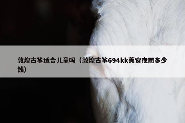 敦煌古筝适合儿童吗（敦煌古筝694kk蕉窗夜雨多少钱）