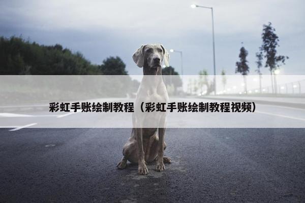 彩虹手账绘制教程（彩虹手账绘制教程视频）