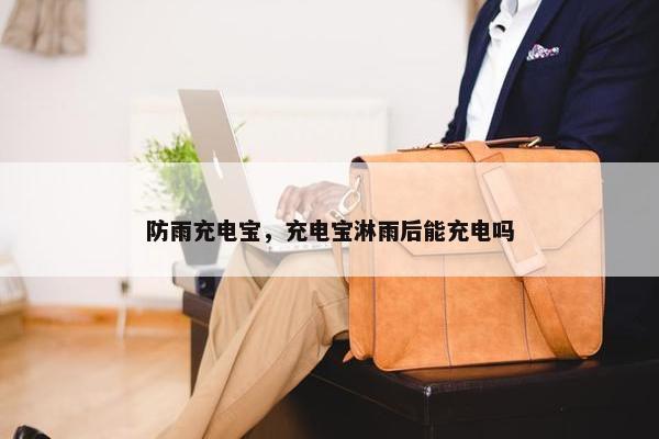 防雨充电宝，充电宝淋雨后能充电吗