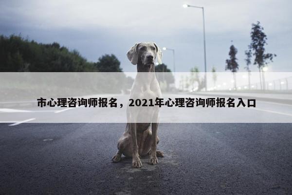 市心理咨询师报名，2021年心理咨询师报名入口