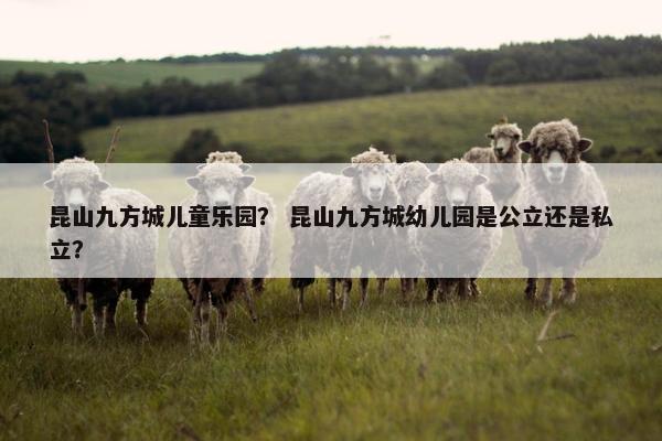昆山九方城儿童乐园？ 昆山九方城幼儿园是公立还是私立？