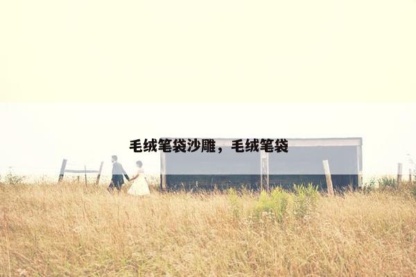 毛绒笔袋沙雕，毛绒笔袋