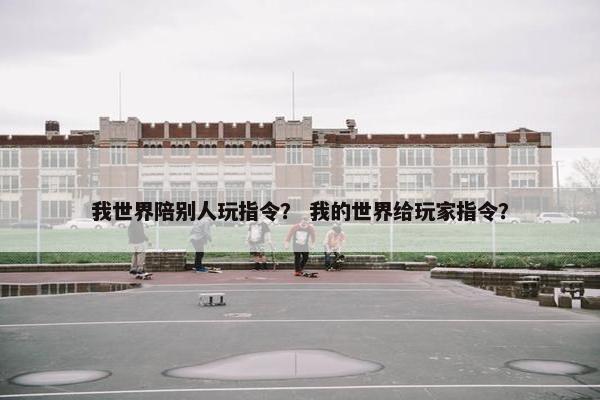 我世界陪别人玩指令？ 我的世界给玩家指令？
