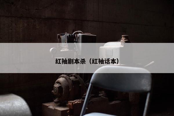 红袖剧本杀（红袖话本）