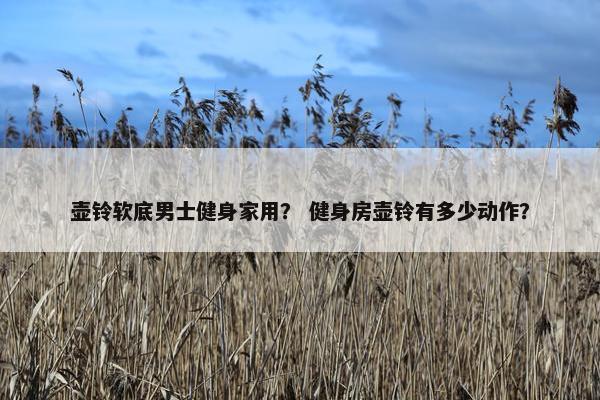 壶铃软底男士健身家用？ 健身房壶铃有多少动作？