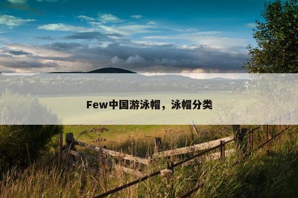 Few中国游泳帽，泳帽分类