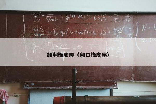 翻翻橡皮擦（翻口橡皮塞）