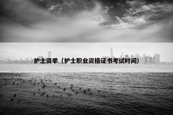 护士资季（护士职业资格证书考试时间）