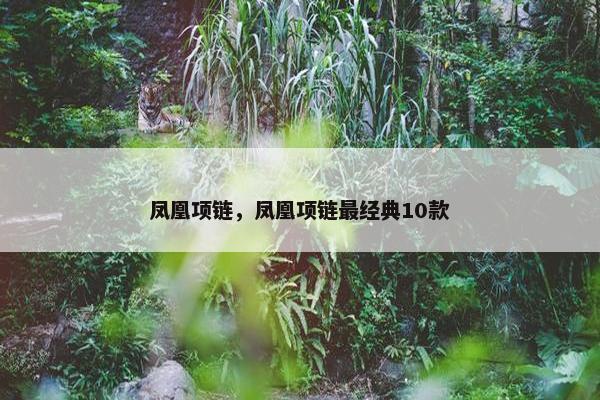 凤凰项链，凤凰项链最经典10款