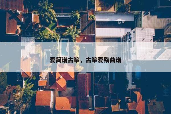 爱简谱古筝，古筝爱殇曲谱