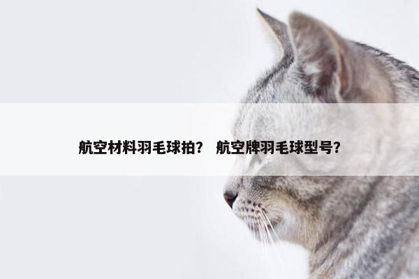 航空材料羽毛球拍？ 航空牌羽毛球型号？