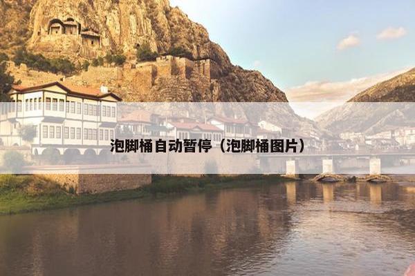 泡脚桶自动暂停（泡脚桶图片）