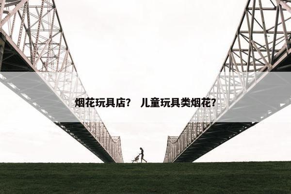 烟花玩具店？ 儿童玩具类烟花？