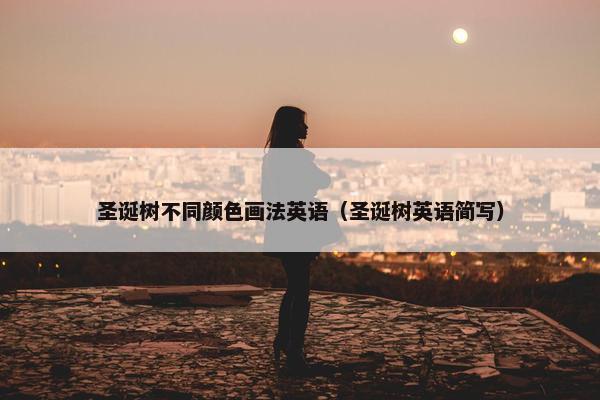 圣诞树不同颜色画法英语（圣诞树英语简写）