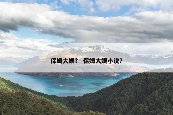 保姆大姨？ 保姆大姨小说？