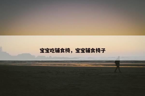 宝宝吃辅食椅，宝宝辅食椅子
