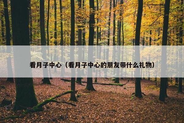 看月子中心（看月子中心的朋友带什么礼物）