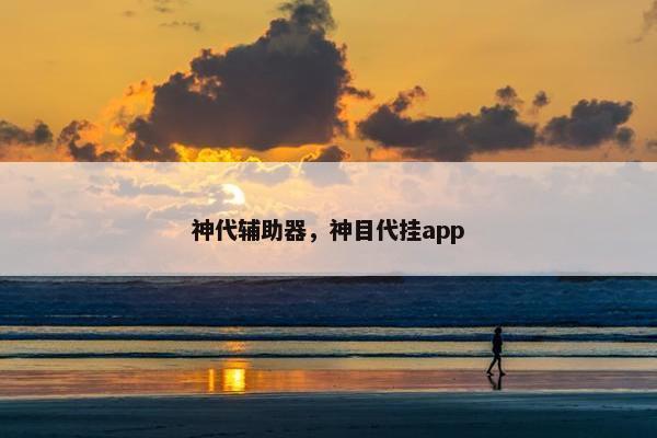 神代辅助器，神目代挂app