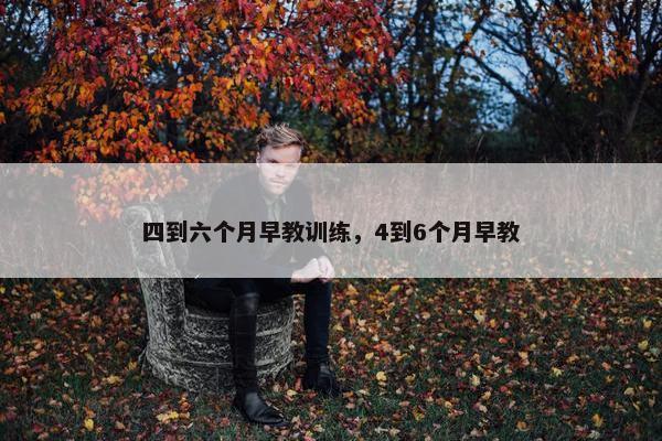 四到六个月早教训练，4到6个月早教