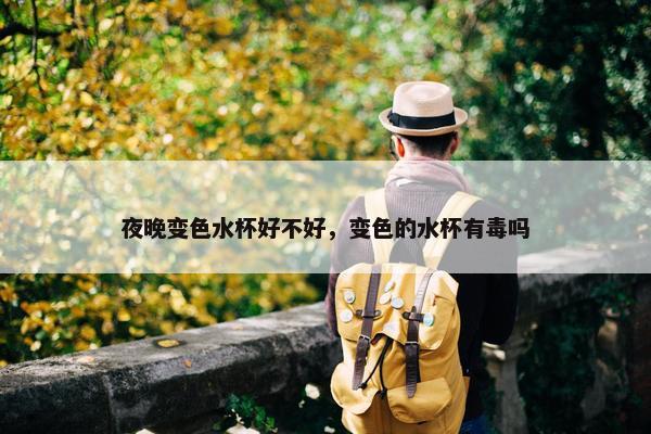 夜晚变色水杯好不好，变色的水杯有毒吗