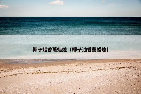 椰子蜡香薰蜡烛（椰子油香薰蜡烛）