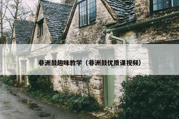 非洲鼓趣味教学（非洲鼓优质课视频）