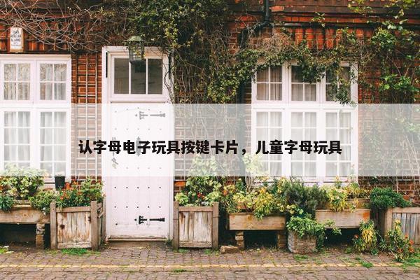 认字母电子玩具按键卡片，儿童字母玩具