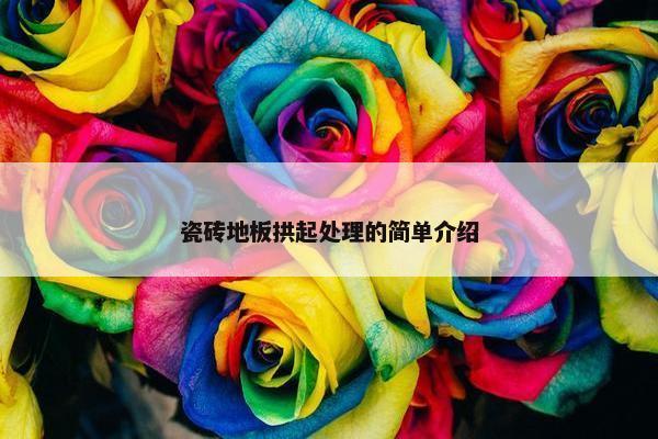 瓷砖地板拱起处理的简单介绍