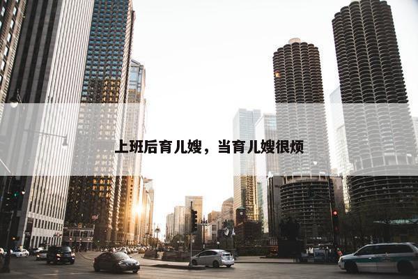 上班后育儿嫂，当育儿嫂很烦