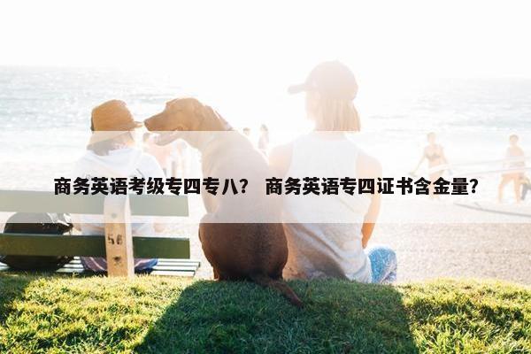 商务英语考级专四专八？ 商务英语专四证书含金量？