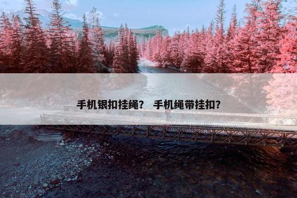 手机银扣挂绳？ 手机绳带挂扣？