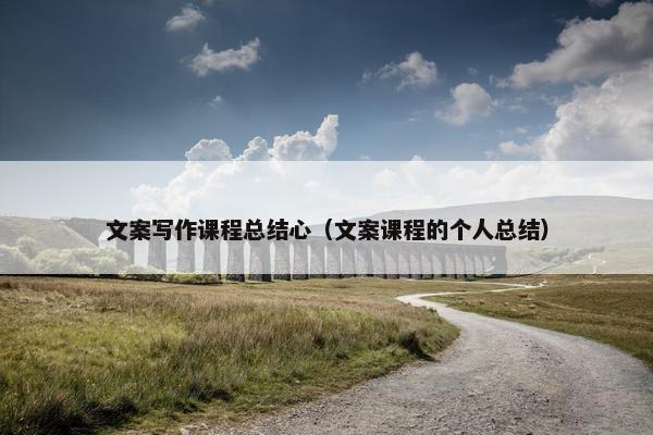 文案写作课程总结心（文案课程的个人总结）