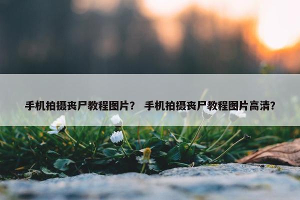 手机拍摄丧尸教程图片？ 手机拍摄丧尸教程图片高清？