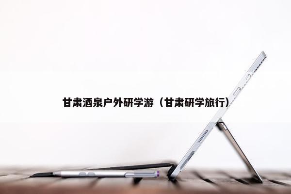 甘肃酒泉户外研学游（甘肃研学旅行）