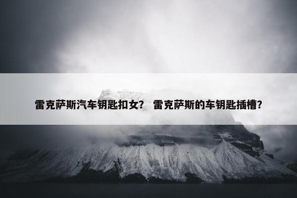 雷克萨斯汽车钥匙扣女？ 雷克萨斯的车钥匙插槽？