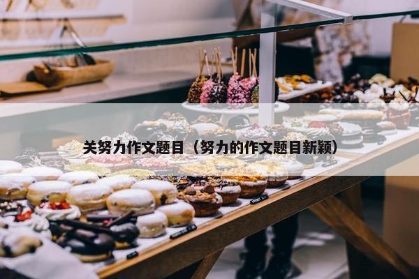 关努力作文题目（努力的作文题目新颖）